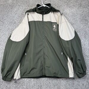 Redwood National & State Parks Fleece lined Jacket Mens 2XL XXL Green Cheneral
